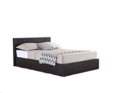 Berlin Small Double Ottoman Bed Brown