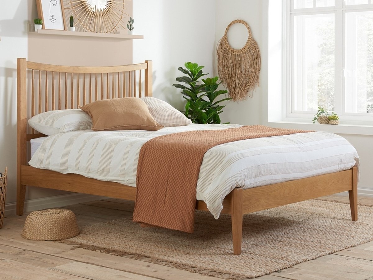 Bling Double Bed Oak
