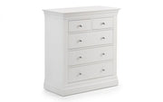 Clermont 3+2 Drawer Chest - Surf White