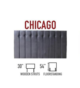 Chicago Strutted Headboard 30"