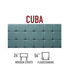 Cuba (saffron) Floor Standing Headboard 54"