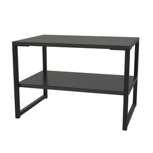 DEG440 Lamp Table Black Ash Black Leg
