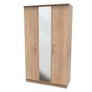 DEV147 Tall Triple Mirror Robe Bardolino