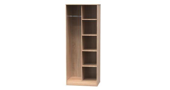 084 Open Shelf Wardrobe Bardolino Oak
