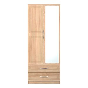Dakota 2ft6in 2 Drawer Mirror Robe