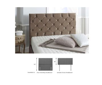 Premium Floor Standing Headboard 54" Sierra
