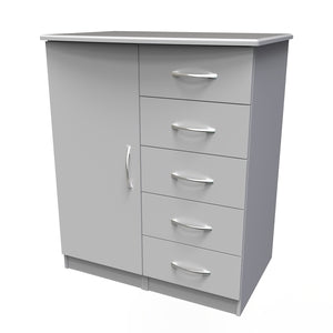 EVE059 Child Robe/1 Door 5 Drawers