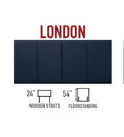 London Strutted Headboard 24"