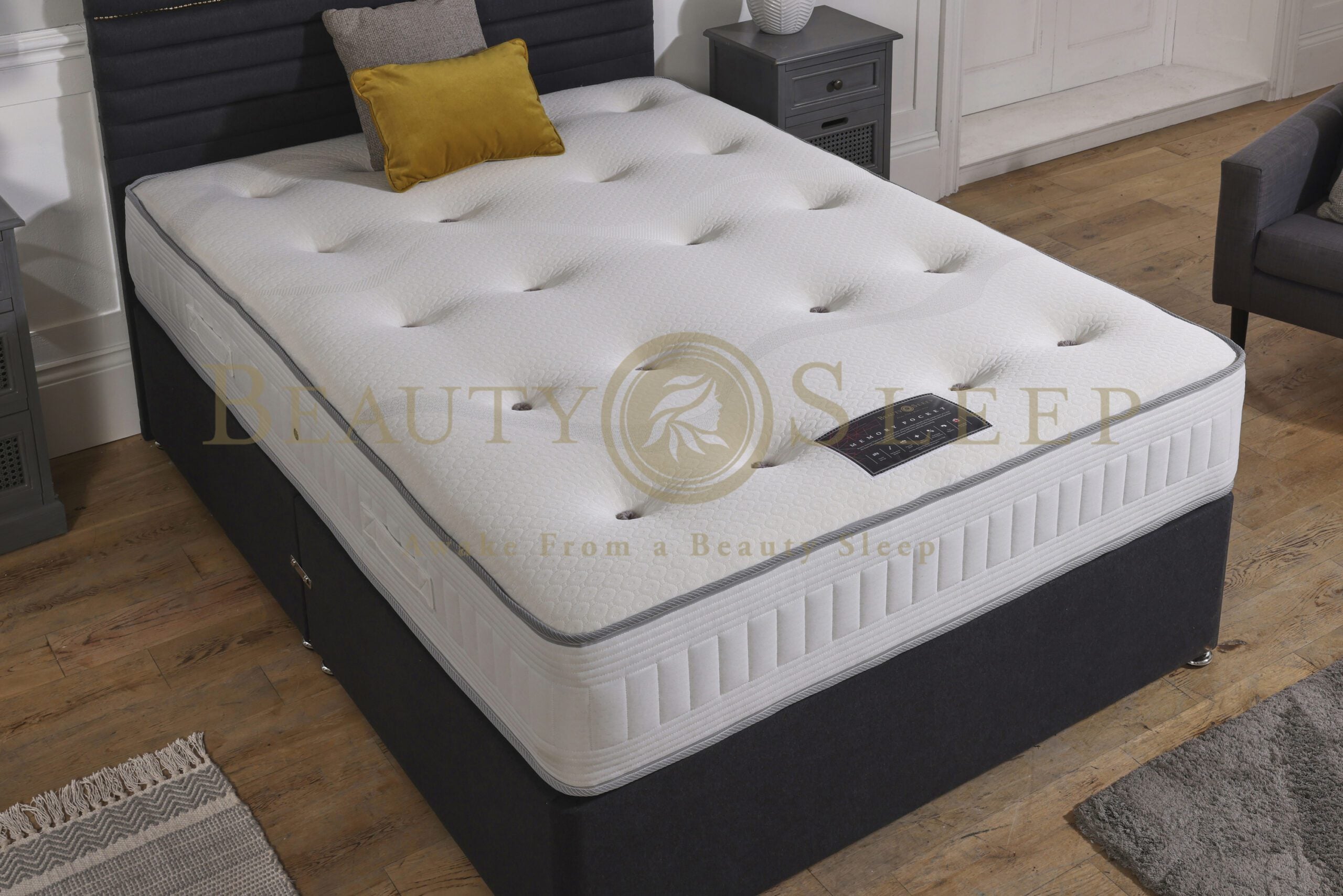 Majorca Pocket Divan Bed & Free 20" Headboard