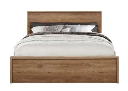 Sri Lanka Double Bed Oak Effect