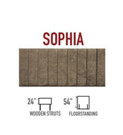 Sophia (seline v) Strutted Headboard 24"