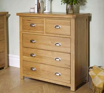 Woburn 3 + 2 Chest Oak