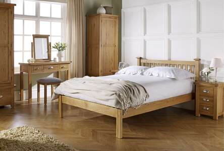 Woburn King Bed Oak