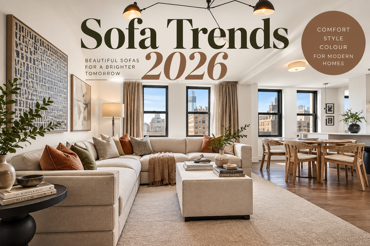The Biggest Sofa Trends for 2026: Colours, Fabrics and Styles