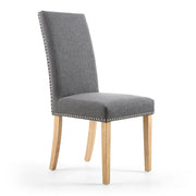 Linen Steel Grey Natural Leg