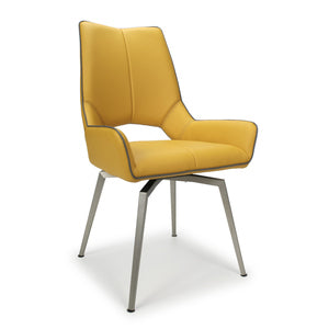 Leather Effect Yellow
