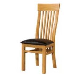Oak Dining Dining Chair (Factory Assembled For Extra Strength)