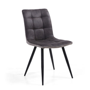 Suede Effect Dark Grey