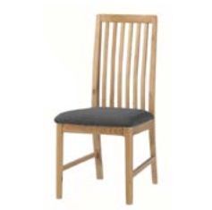 Oak Dining Chair (Factory Assembled For Extra Strength)