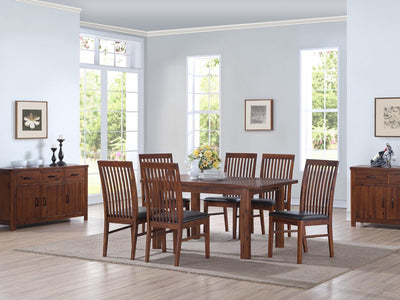 Andorra Acacia 165Cm Extension Dining Table