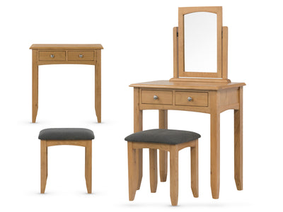 Kilkenny Oak Dress Table/Stool