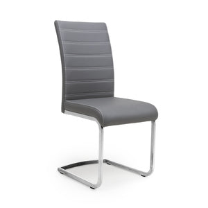 Leather Effect Grey