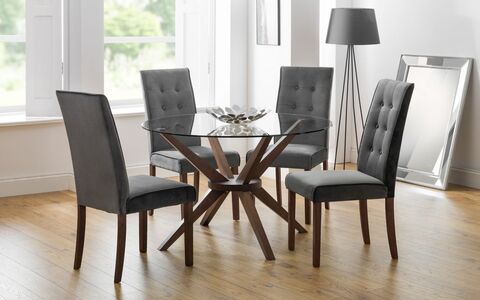 Chelsea Large 140Cm Round Glass Table