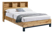 Bali Bookcase Headboard Bed 135Cm