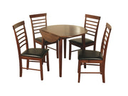 Hanover Round Dropleaf Dining Table Dark
