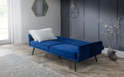 Afina Sofabed - Blue Velvet