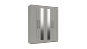 4 Door Robe With 2 Mirrors