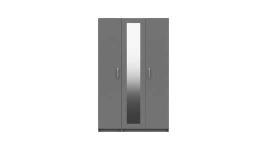 3 Door Robe With Mirror