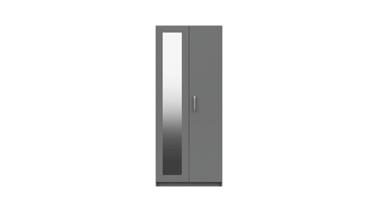 2 Door Robe With Mirror
