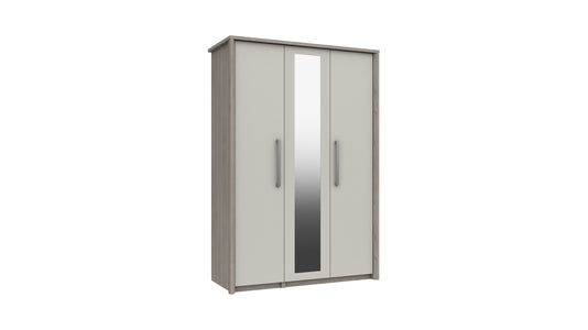 Tall 3 Door Robe With Mirror
