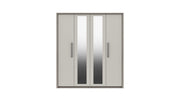 4 Door Robe With 2 Mirrors