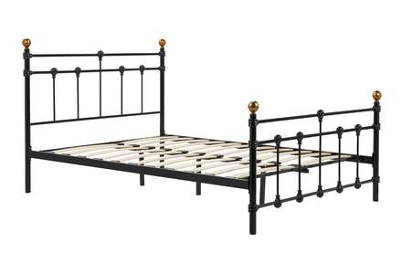 Amber Double Bed Black
