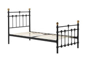 Amber Single Bed Black