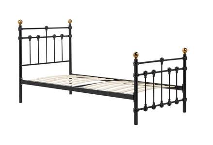 Amber Single Bed Black