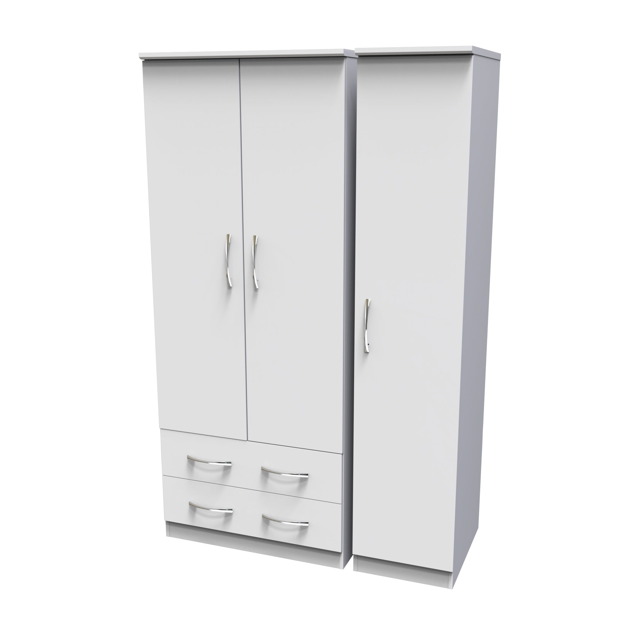 Allure Triple 2 Drawer + Drawer Robe