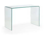 Amalfi Bent Glass Console Table