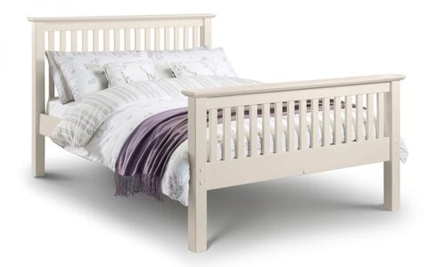 Barcelona Bed Hfe White 135Cm