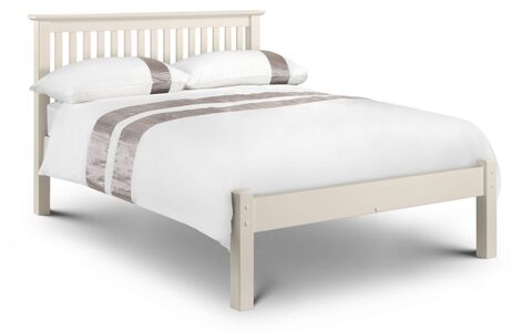 Barcelona Bed Lfe White 135Cm