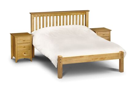 Barcelona Bed Lfe Pine 120Cm