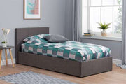 Berlin Single Ottoman Bed Grey