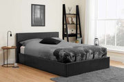Berlin Double Ottoman Bed Black