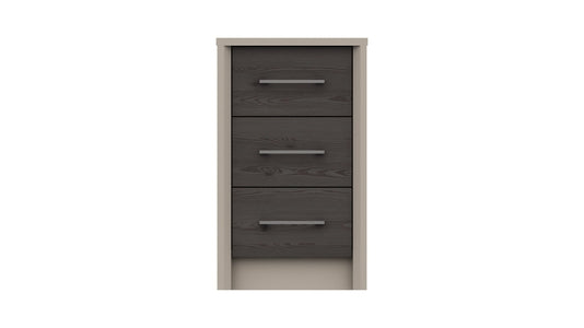 3 Drawer Bedside Chest