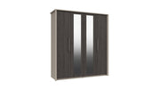 4 Door Robe With 2 Mirrors