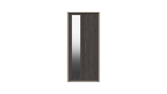 2 Door Robe With Mirror