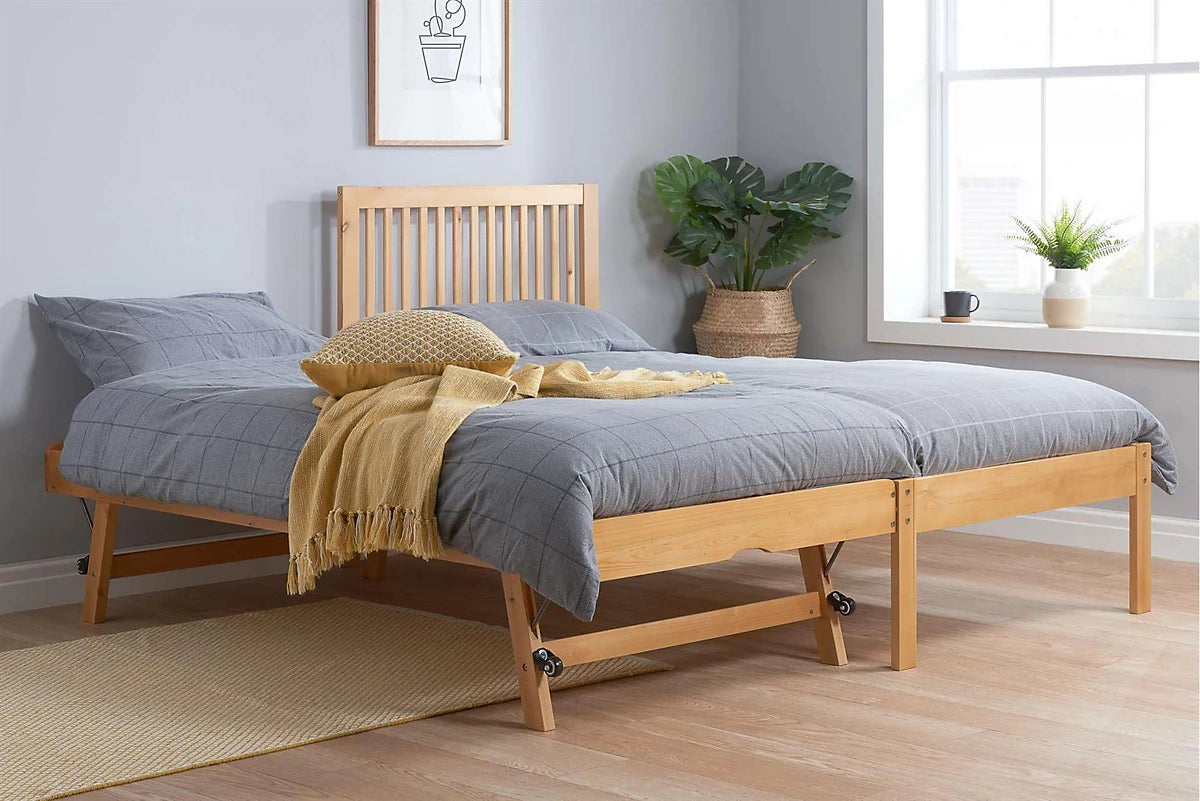 Banks Trundle Bed Honey Pine