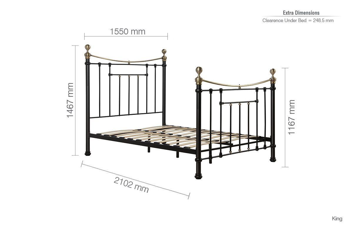 Bolton King Bed Black